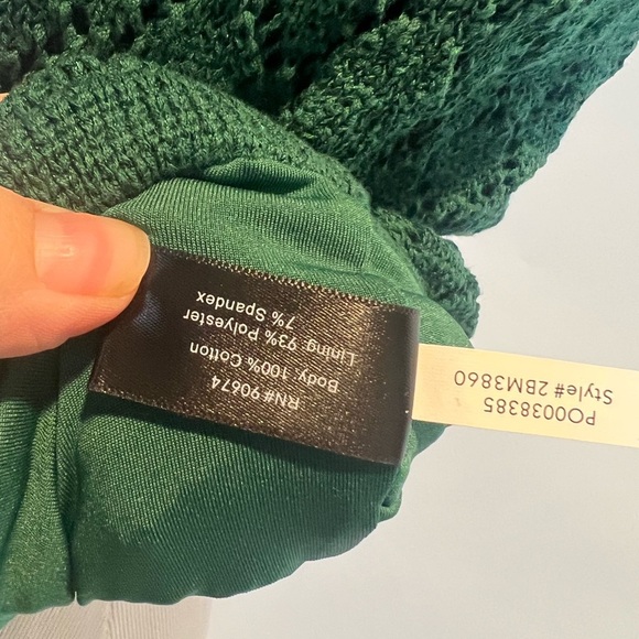 Boston Proper High Neck Crochet Knit Tank XXS - Picture 5 of 7